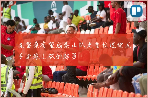克雷桑有望成泰山队史首位连续五季进球上双的球员